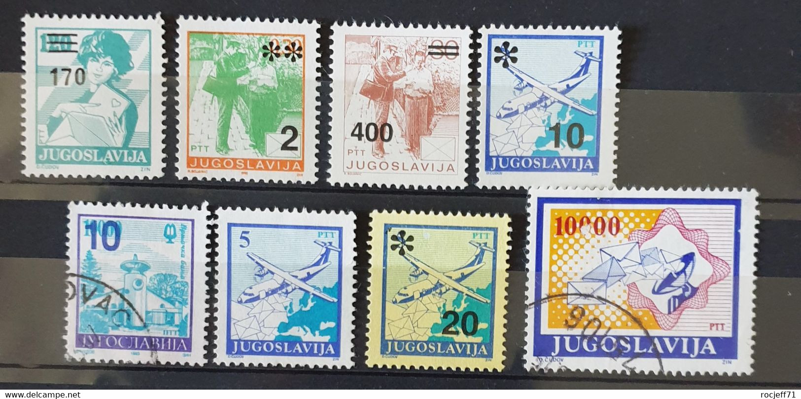 07 - 22 // Yougoslavia - Yougoslavie  - Lot De Timbres Surchargés - Gebraucht