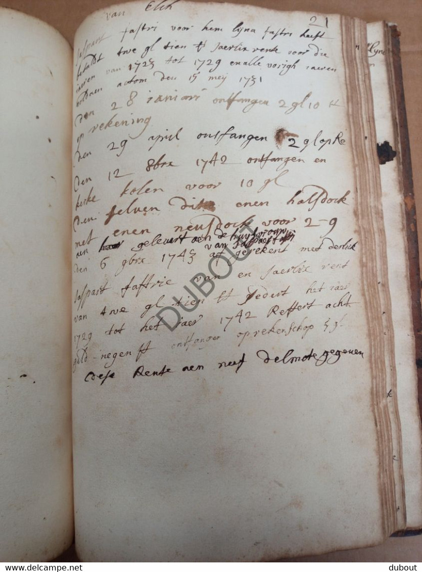 Cijnsboek Tongeren - 1721 - Familie Beckers   (S219)