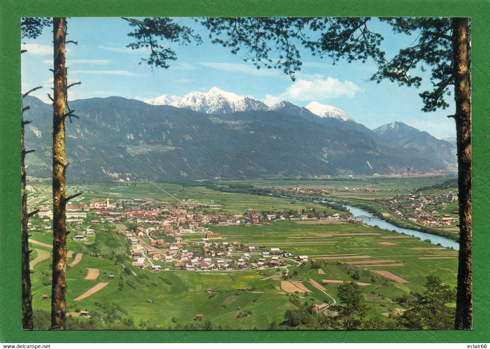 Telfs In Tirol Gegen Hohe Munde 2.661m, Panorama  CPM Année 1970 - Telfs