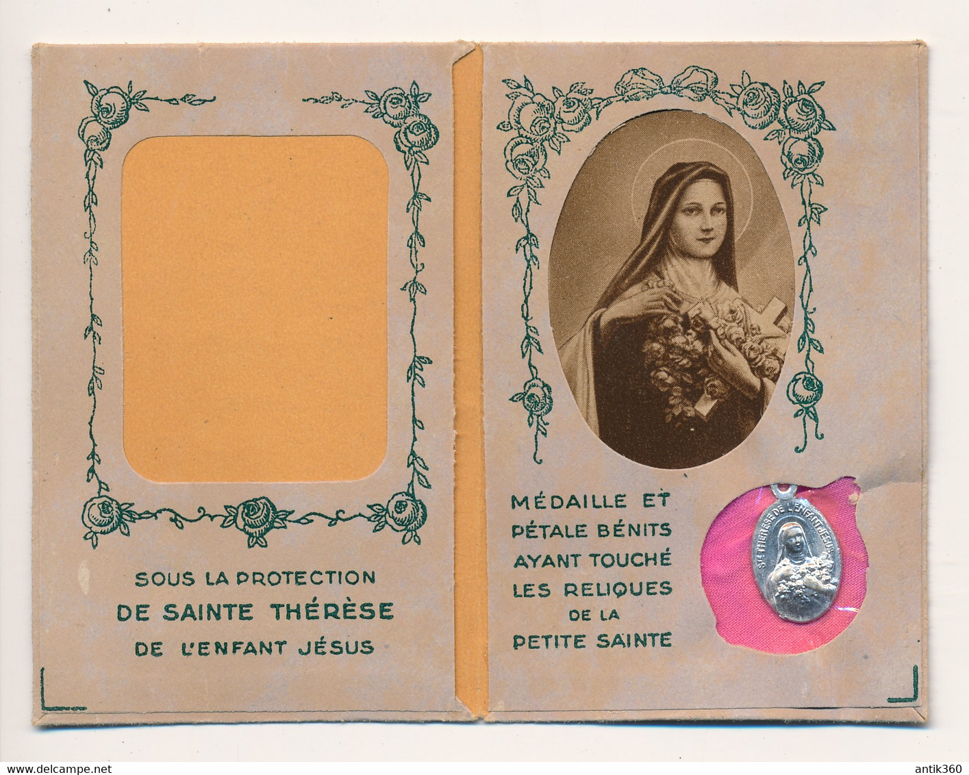 Image Pieuse Relique De SAINTE THERESE DE L'ENFANT JESUS - Andachtsbilder