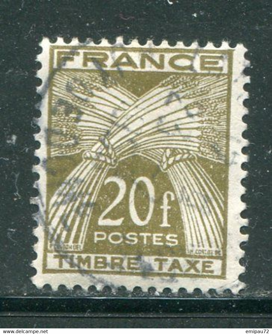 FRANCE- Taxe Y&T N°92- Oblitéré - 1960-.... Usados