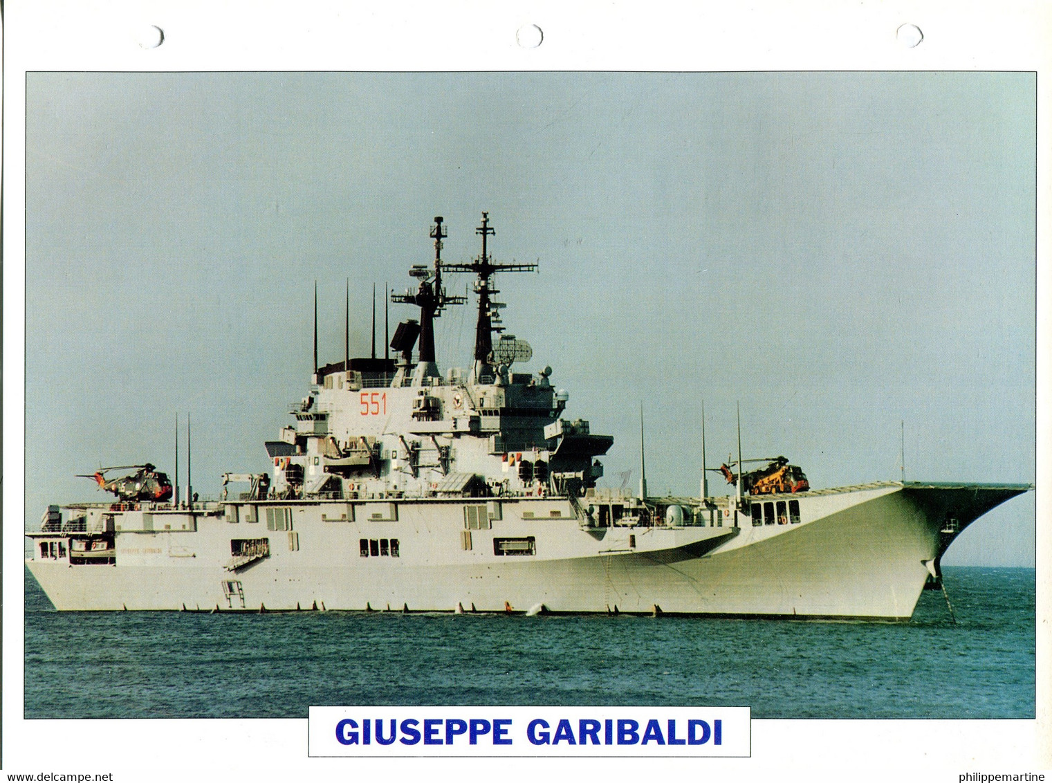 Italie 1983 - Porte-avion Moyen GIUSSEPPE GARIBALDI - Schiffe