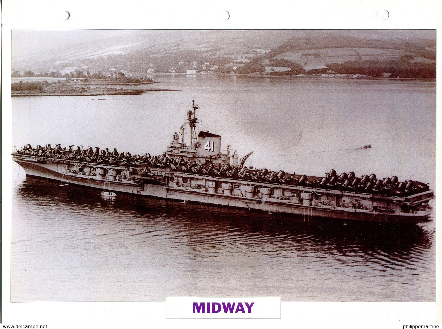 Etats Unis 1945 - Porte-avions Lourd MIDWAY - Barcos