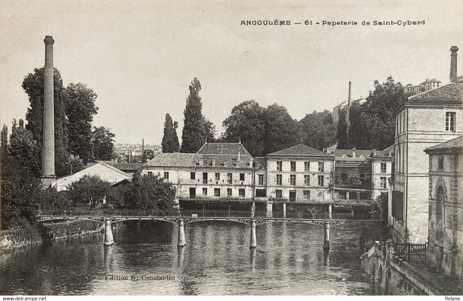 Angoulême - Papeterie De St Cybard - Usine Cheminée - Angouleme