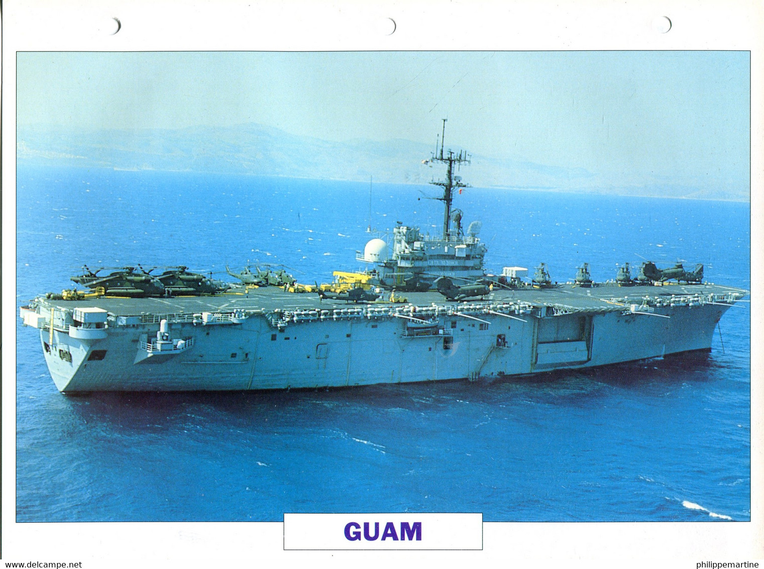 Etats Unis 1964 - Navire D'assaut Amphibie GUAM - Barche