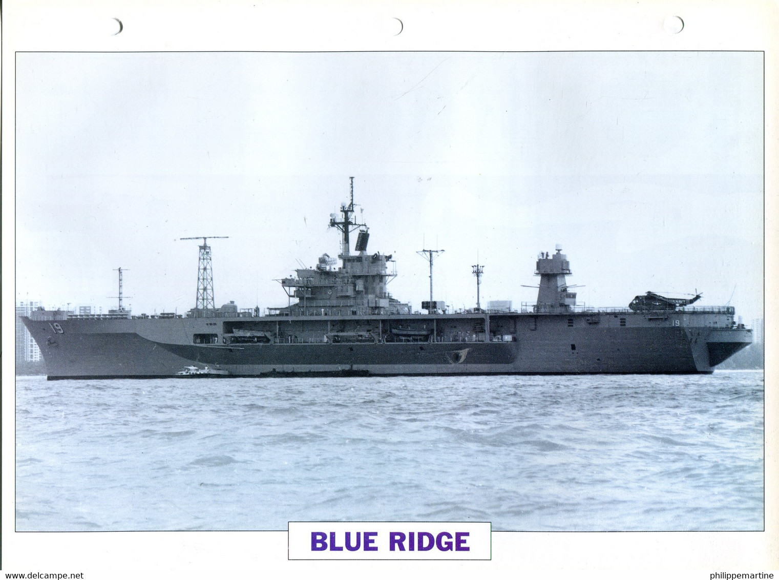 Etats Unis 1969 - Navire De Commandement BLUE RIDGE - Bateaux