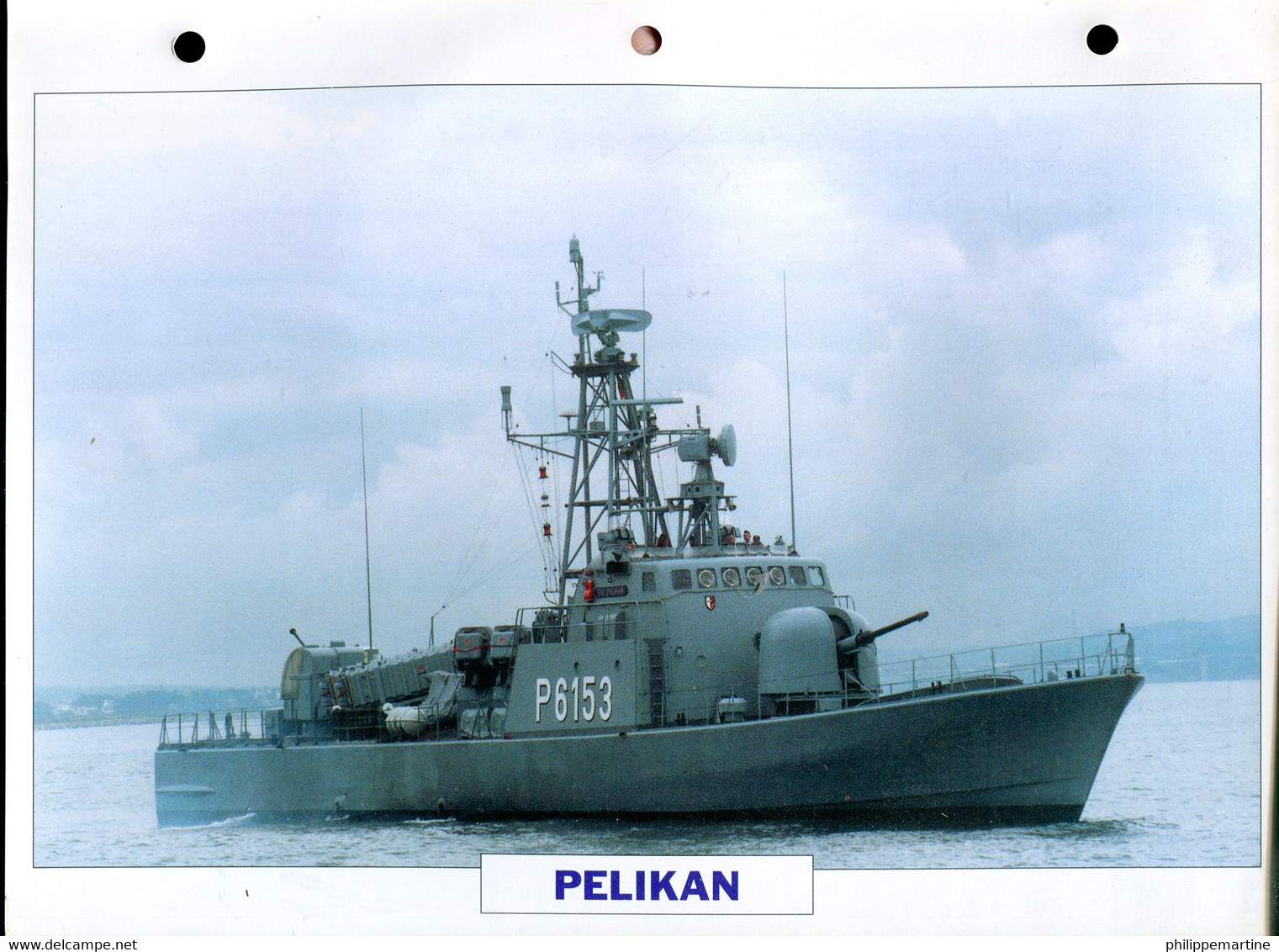 Allemagne 1974 - Patrouilleur Lance-missiles PELIKAN - Boats