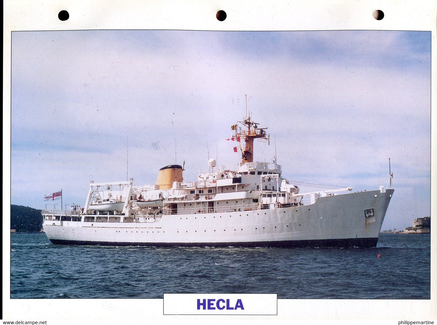 Grande Bretagne 1964 - Navire Océanographique HECLA - Bateaux
