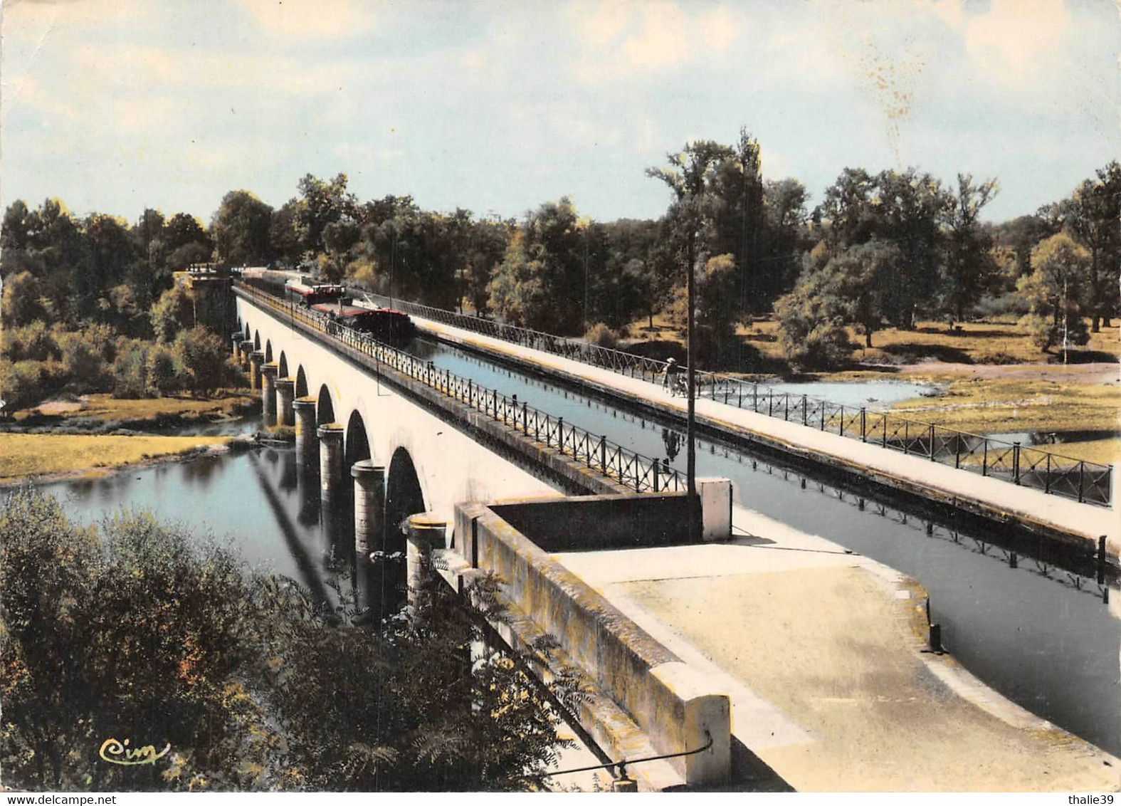 Digoin Pont Canal Péniche Péniches - Digoin