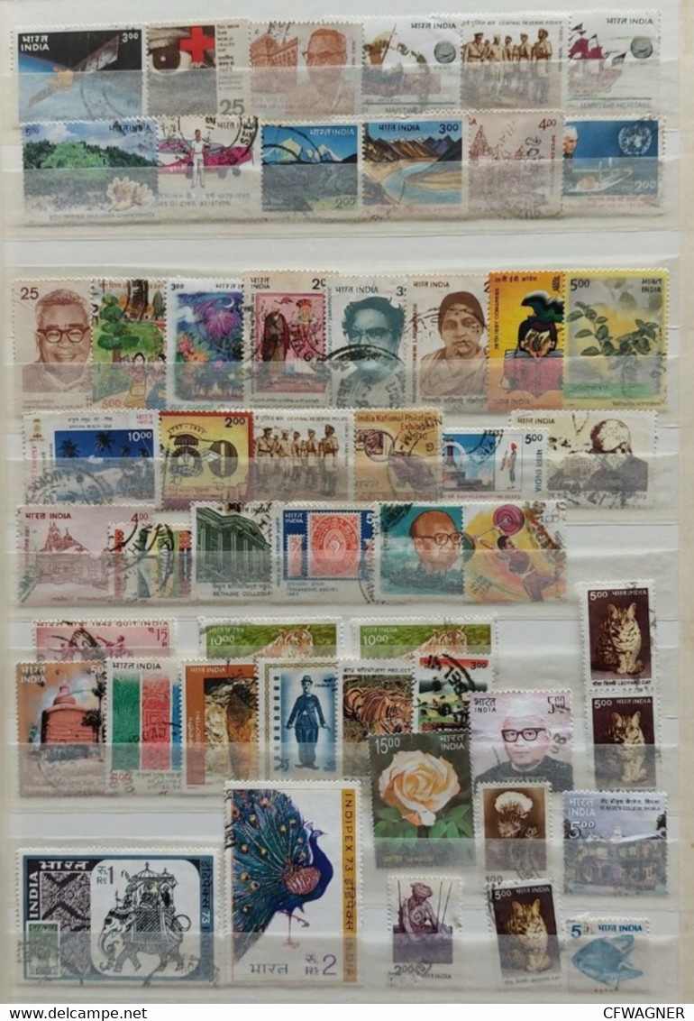 India, Set Of Used Stamps - Verzamelingen & Reeksen