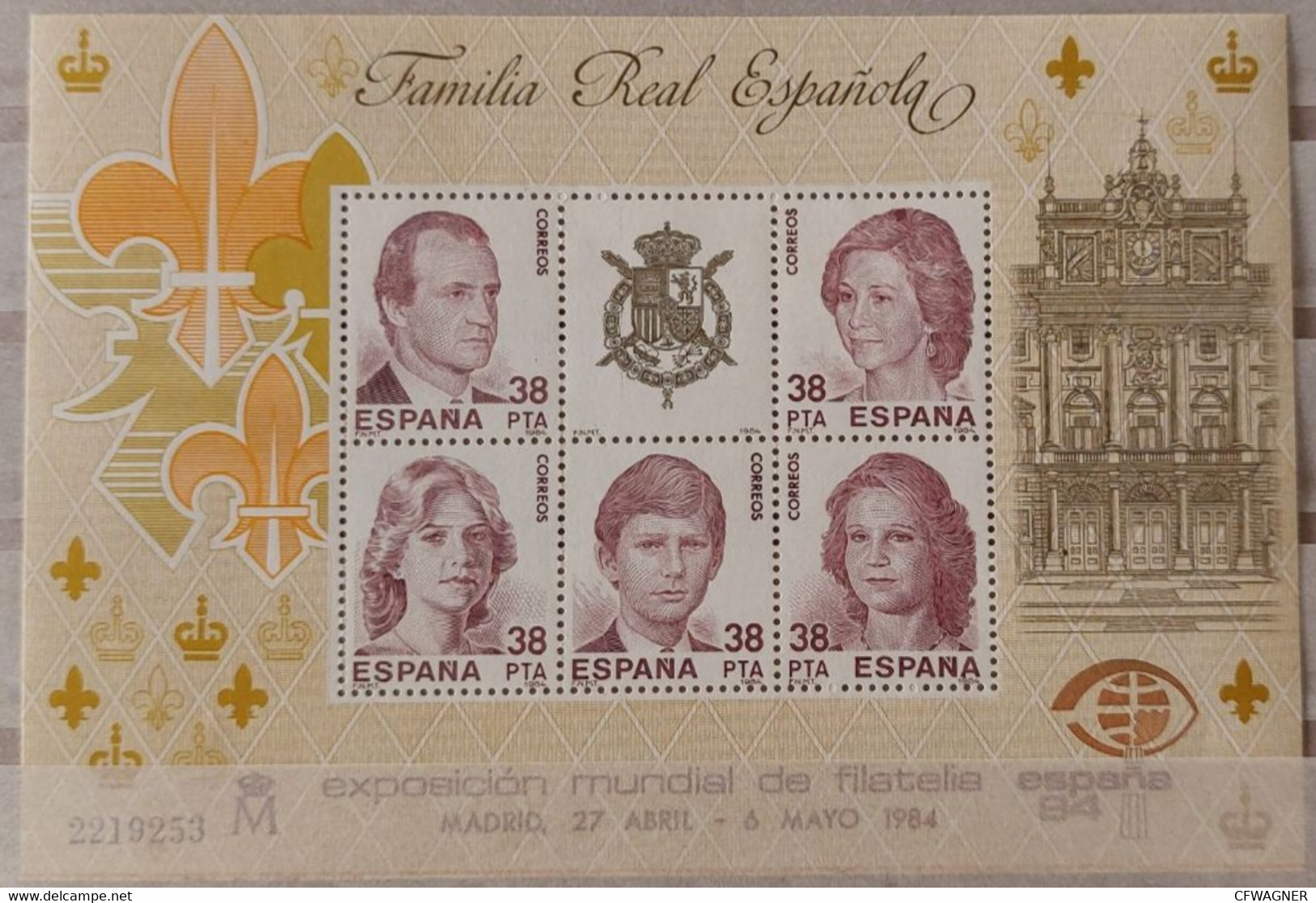 Espana, Block 27 (Michel), Kingdoms Family, Mint - Blocs & Hojas
