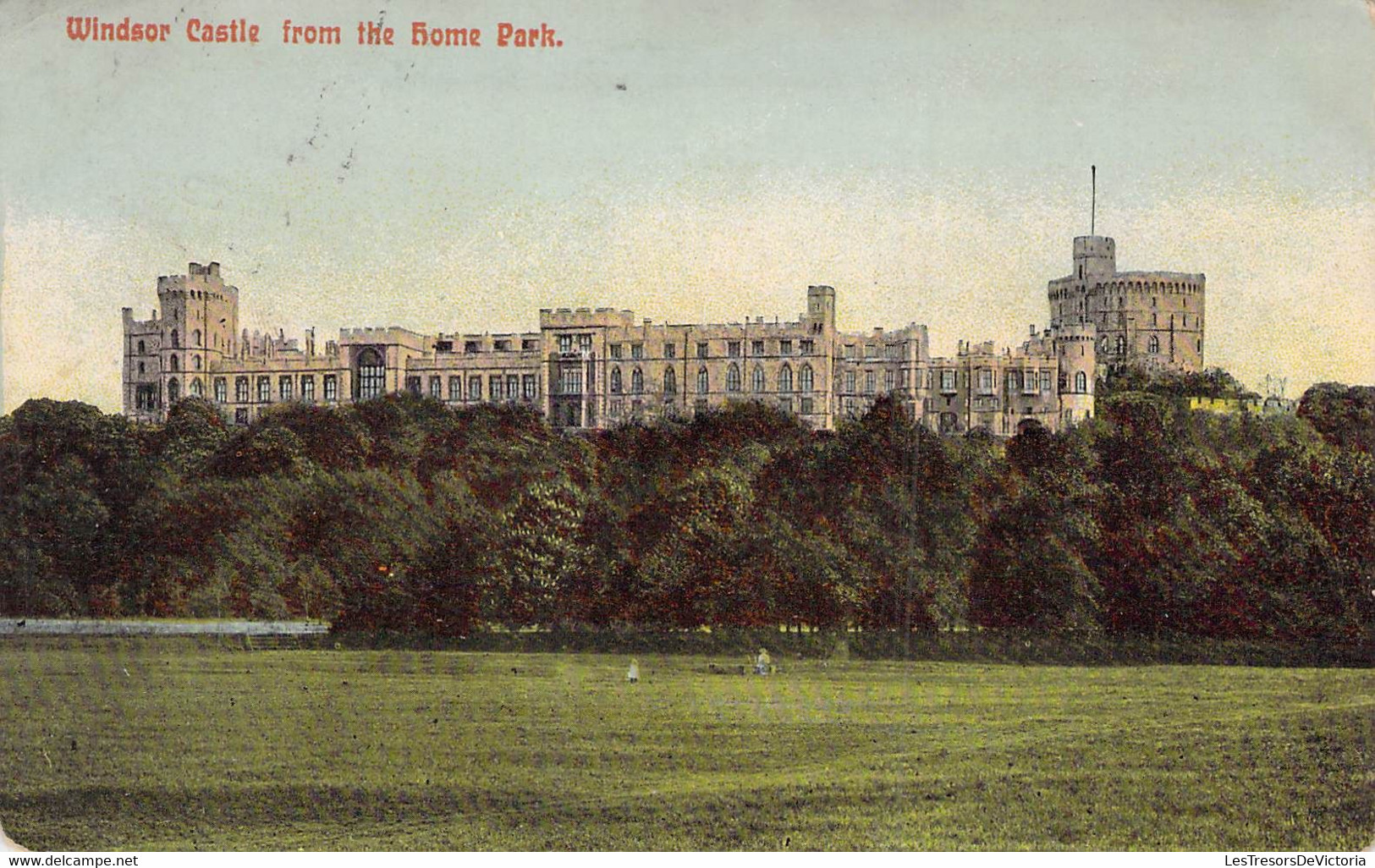 CPA - ENGLAND - LONDON - WINDSOR CASTLE FROM THE ROME PARK - Autres & Non Classés