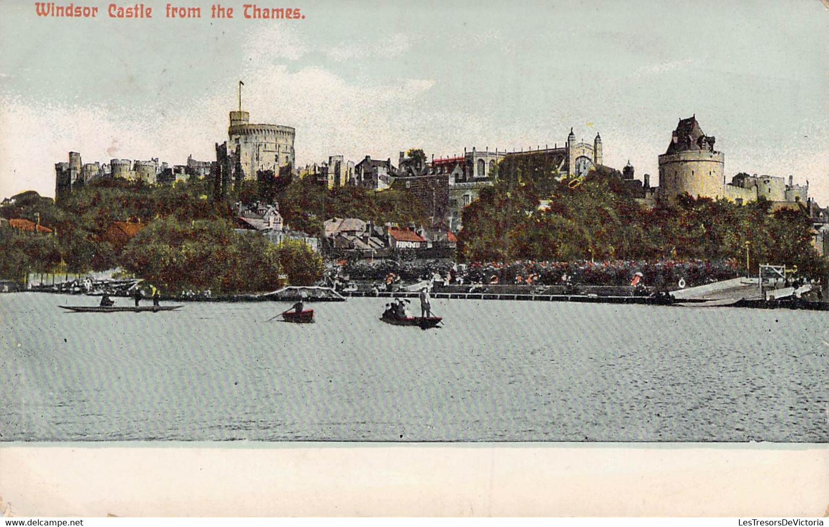 CPA - ENGLAND - LONDON - WINDSOR CASTLE FROM THE Thames - Tamise - Sonstige & Ohne Zuordnung