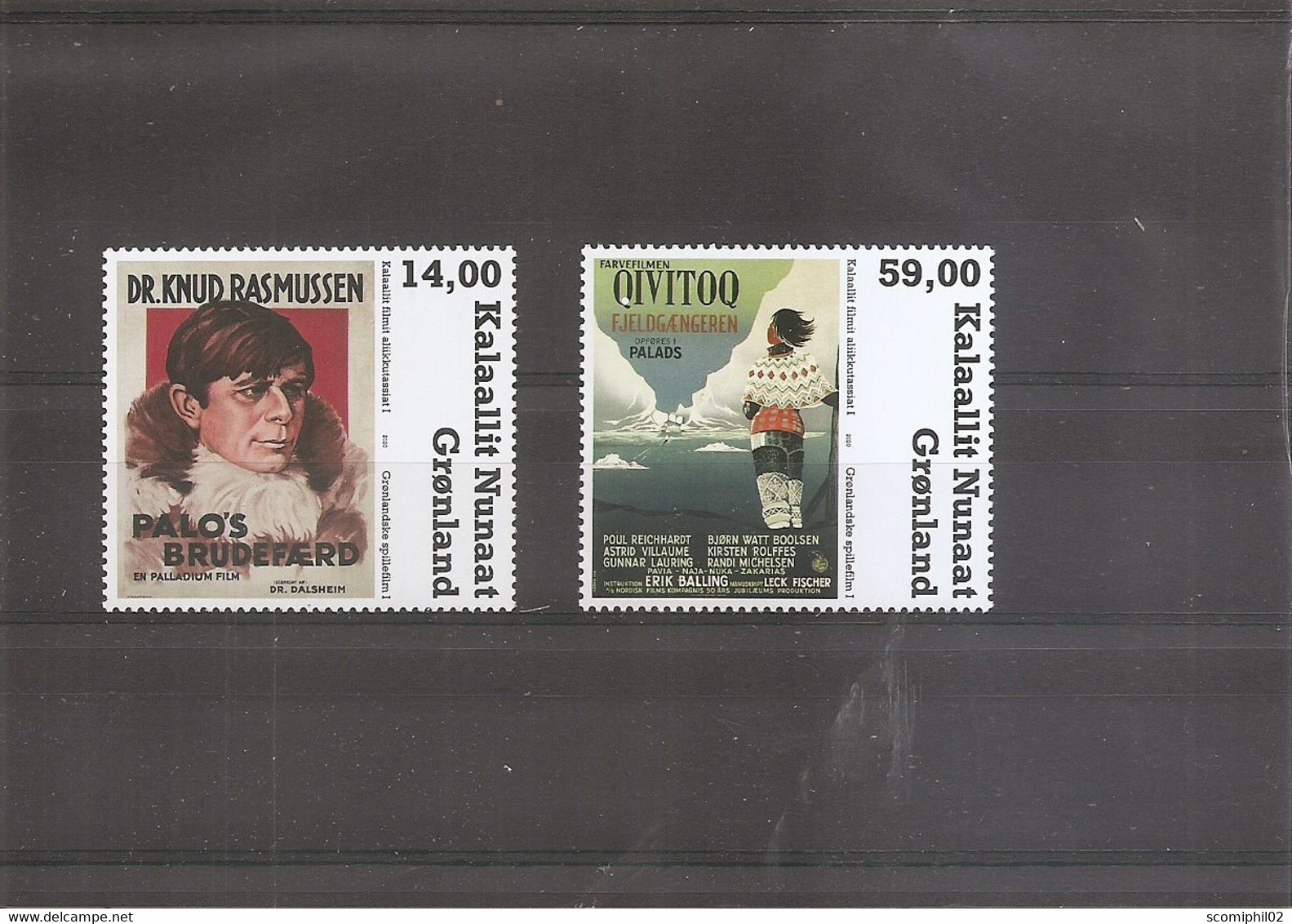 Groenland - Cinéma ( 834/835 XXX -MNH ) - Unused Stamps