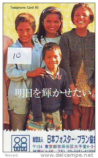 Télécarte Japon * UNICEF * JAPAN PHONECARD (10)  Telefonkarte * - Kultur