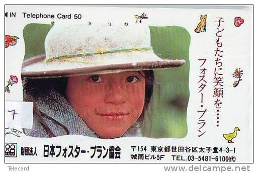 Télécarte Japon * UNICEF * JAPAN PHONECARD (17)  Telefonkarte * - Cultura