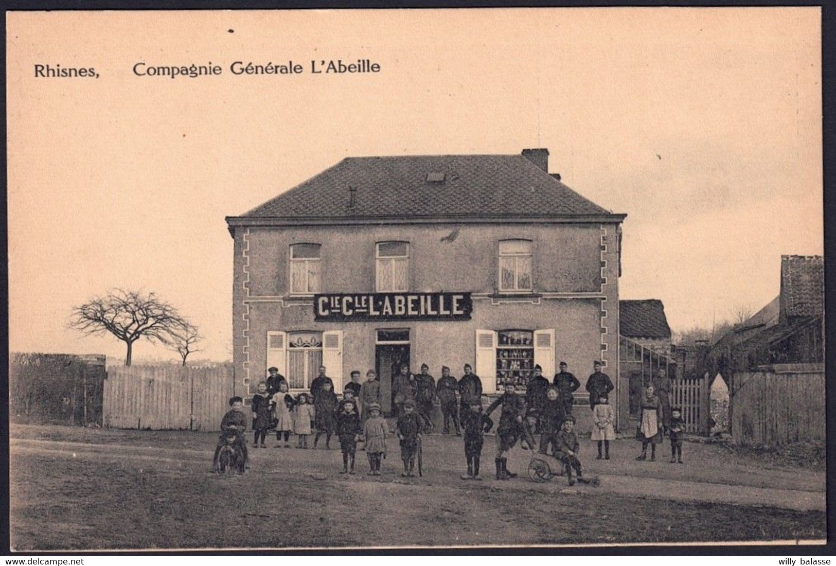 +++ CPA - RHISNES - La Bruyère - Compagnie Générale L'Abeille - Carte Animée  // - La Bruyere