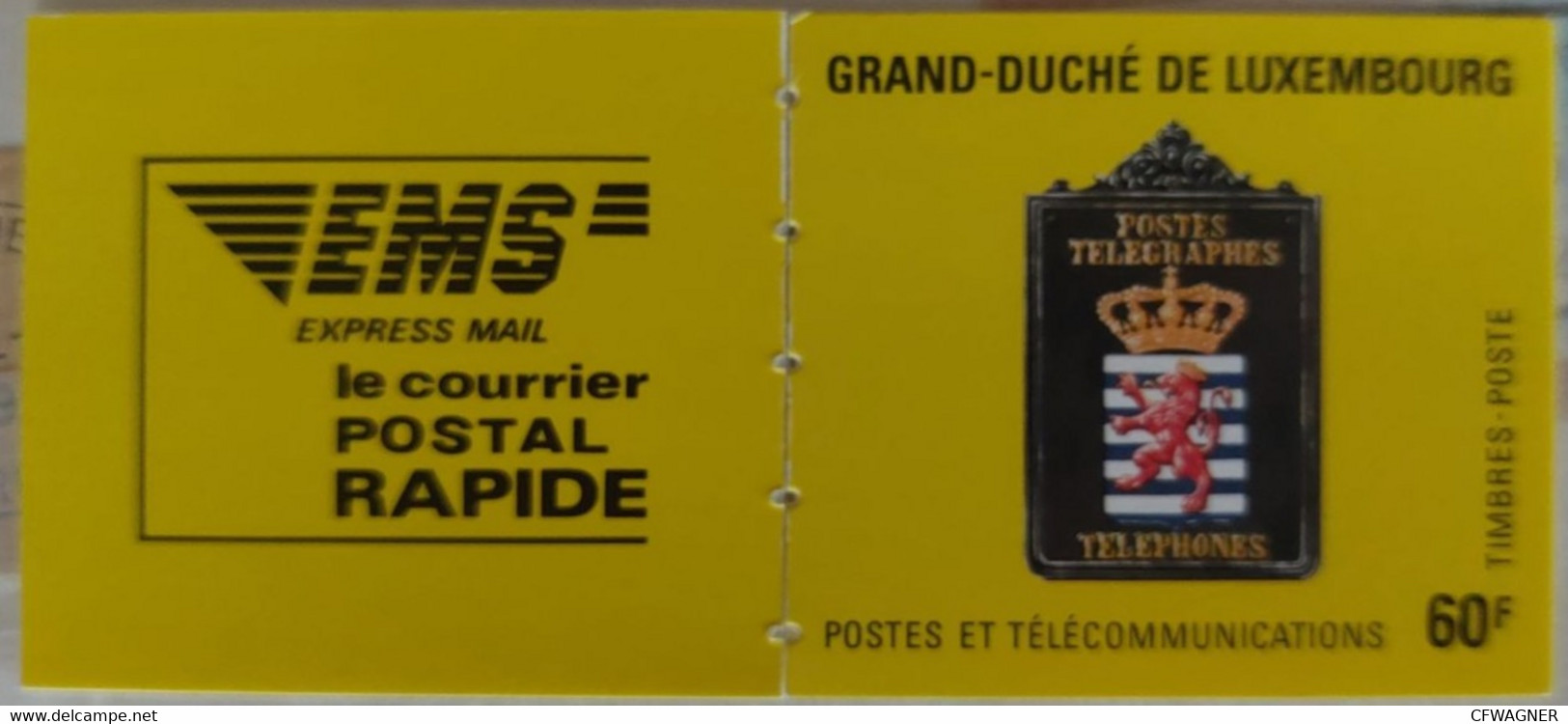 Luxembourg, Markenheftchen / Carnet Nr 3 (Michel); Mint; Telefon - Markenheftchen