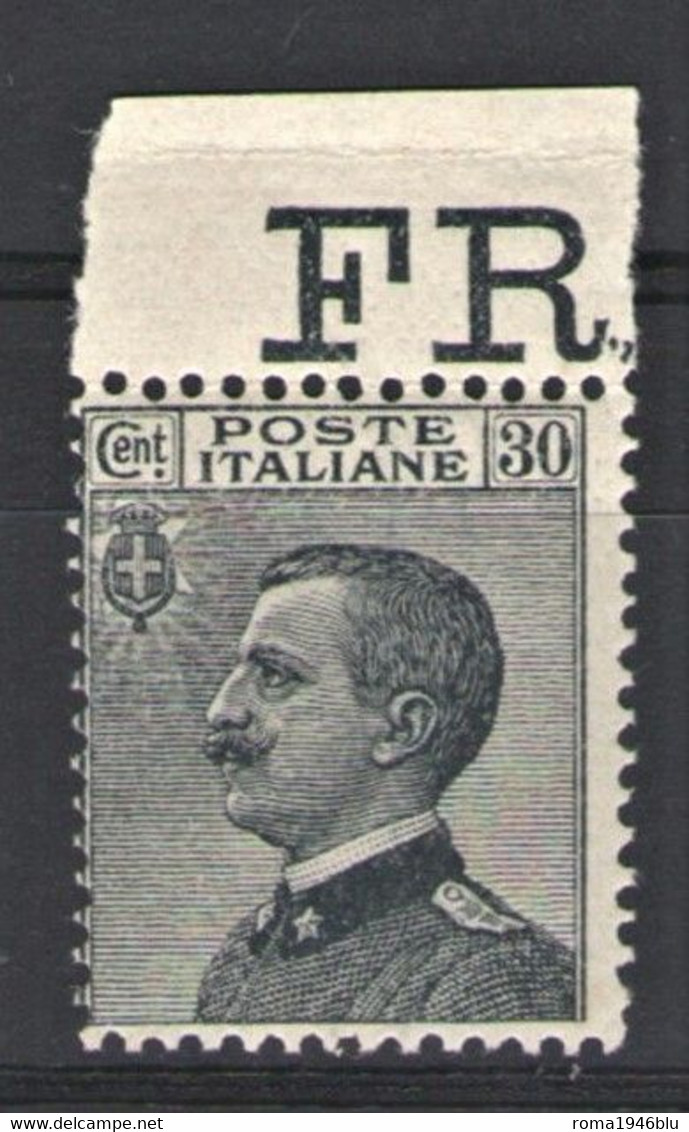 REGNO 1925 30 C. DOPPIA DENTELLATURA SASSONE 185f  ** MNH F.TO RAYBAUDI - Nuovi