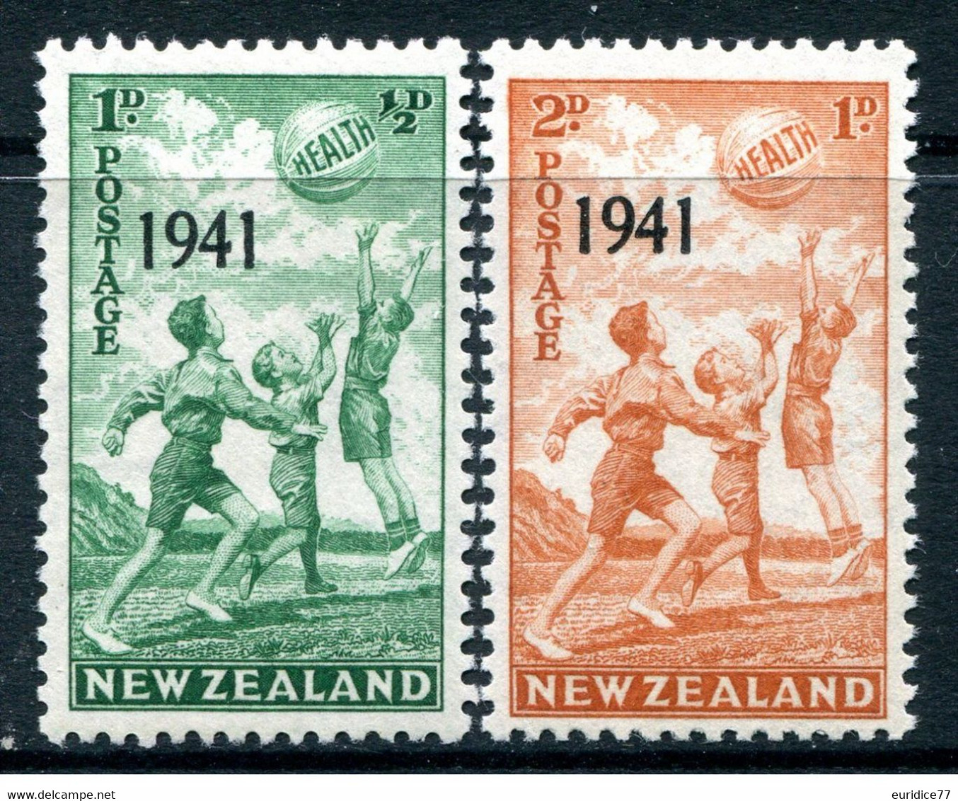 New Zealand 1941 - Health Stamp Set Mnh** - Neufs