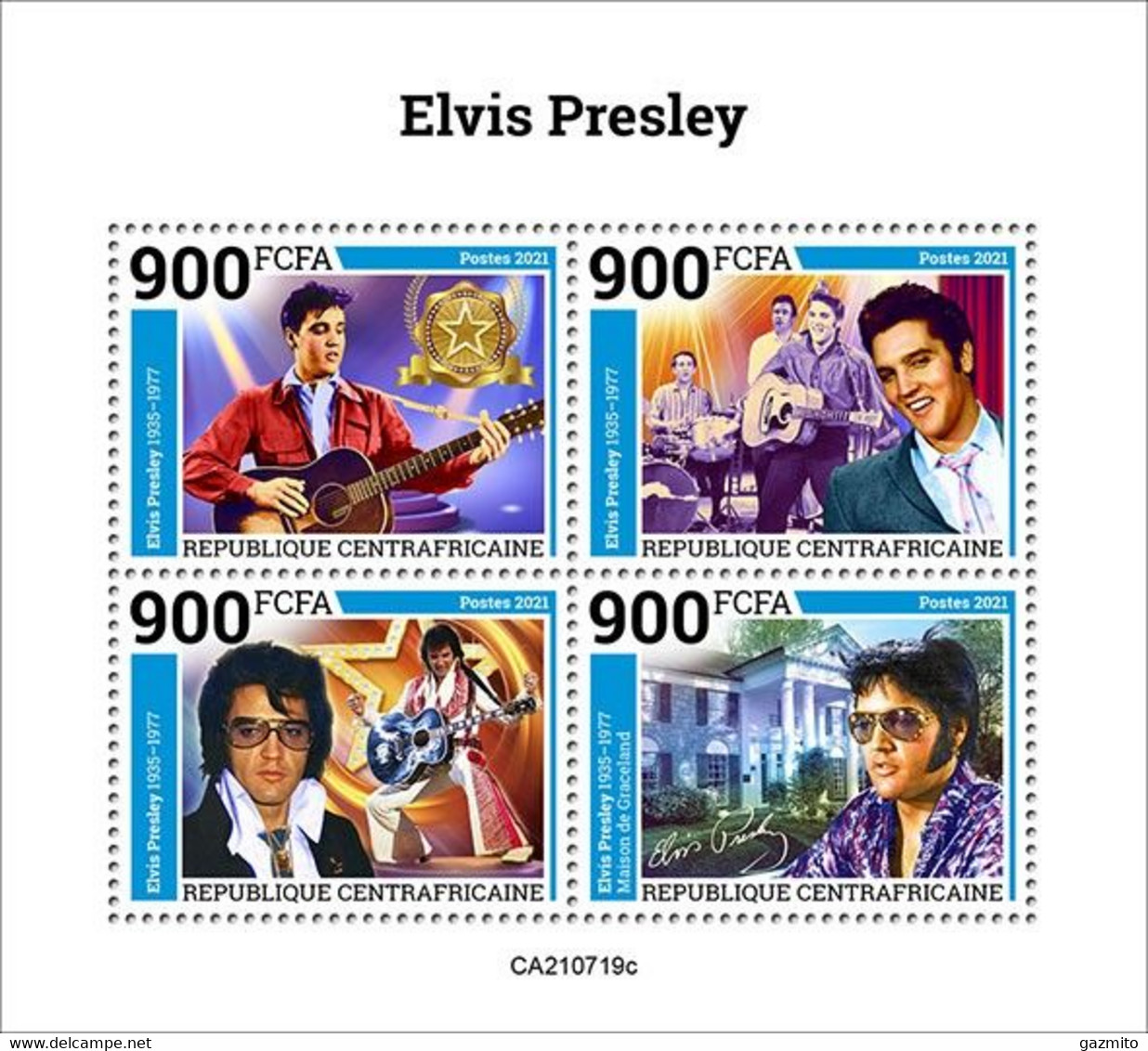 Centrafrica 2022, Elvis, 4val In BF - Elvis Presley