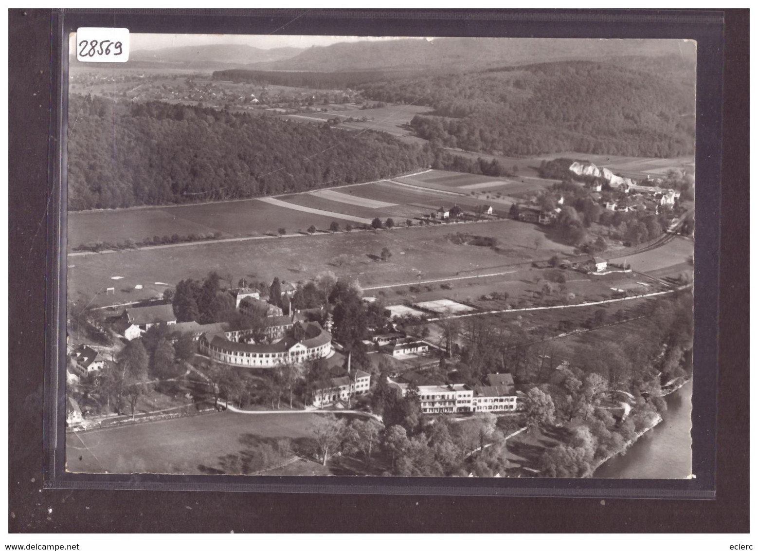 GRÖSSE 10x15cm - SCHWEFELBAD SCHINZNACH - FLUGAUFNAHME - VUE AERIENNE - TB - Schinznach 