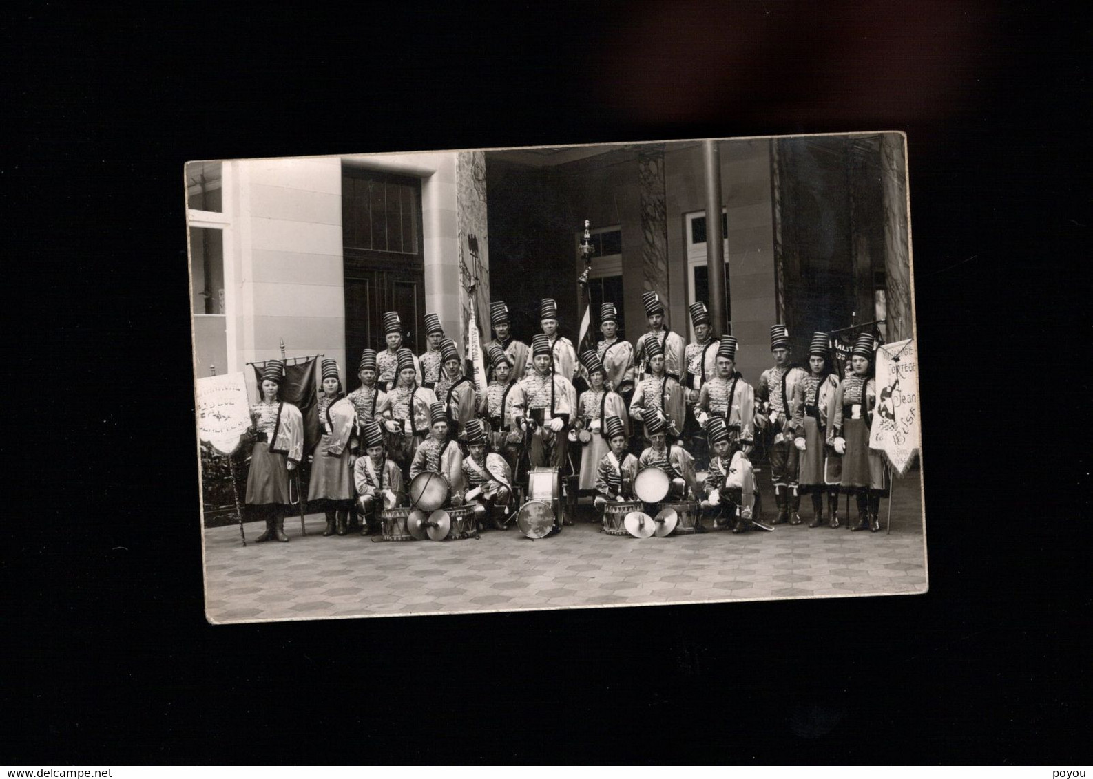 2968-JEMEPPE-photo Carte Carnanval Groupe Folklore(drapeau AALST ALOST) - Seraing