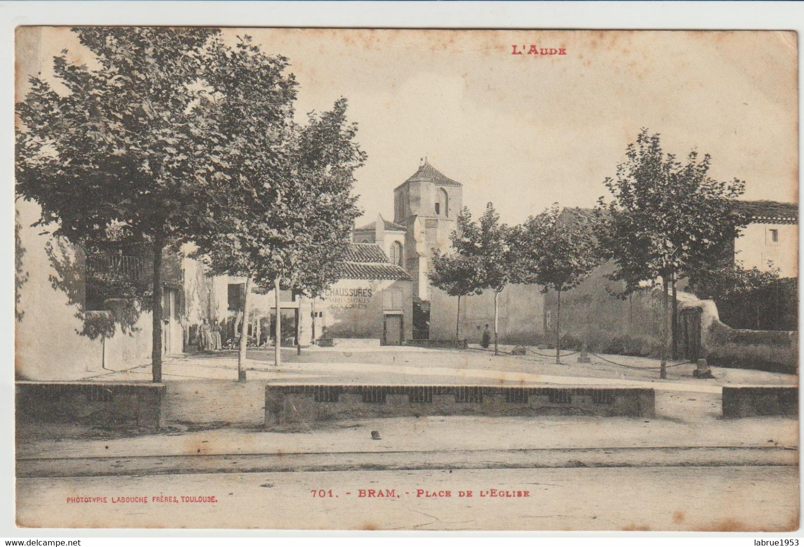 Bran -Place De L'Eglise -  ( F.3752) - Bram