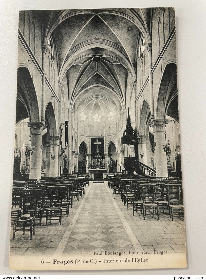 CPA - 62 - FRUGES - Intérieur De L'Eglise - Fruges