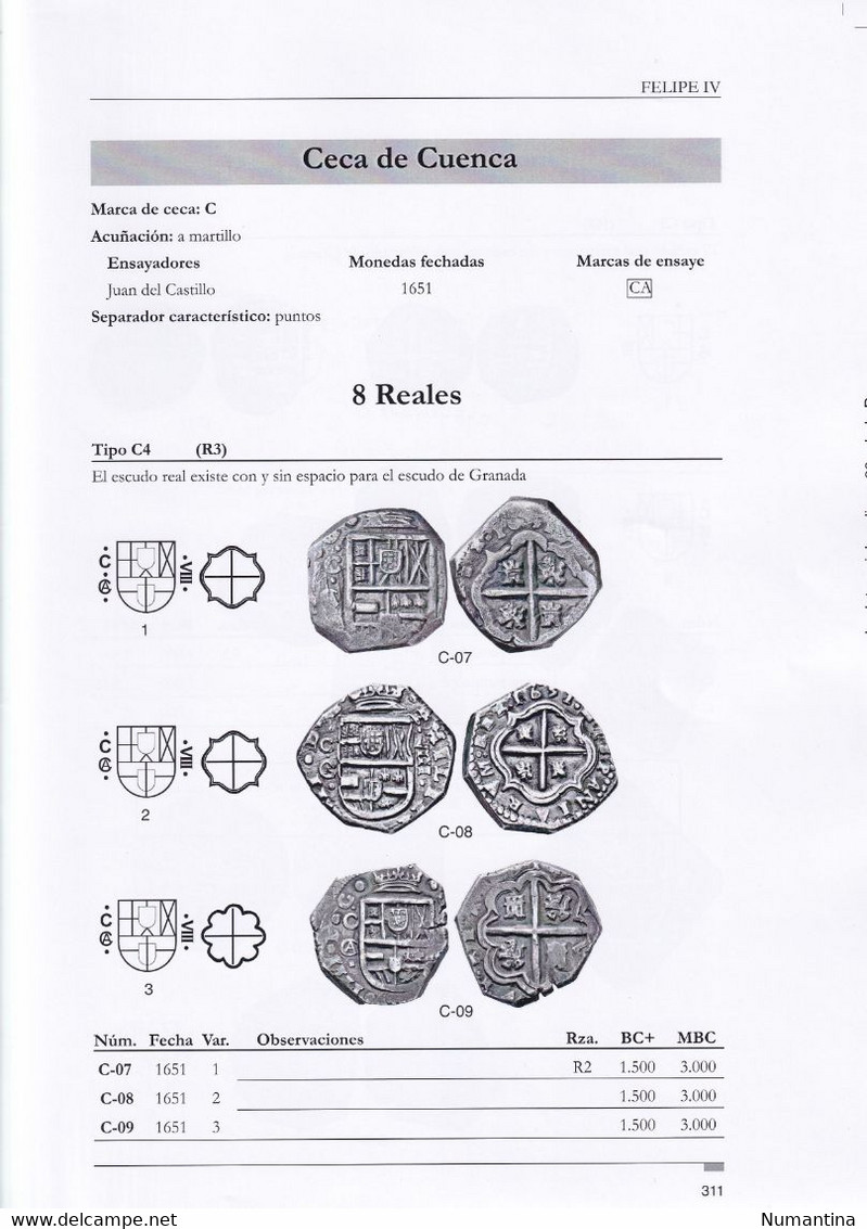 Las Monedas del Reino de Castilla y León: El vellon y la plata Peninsular de los Austrias