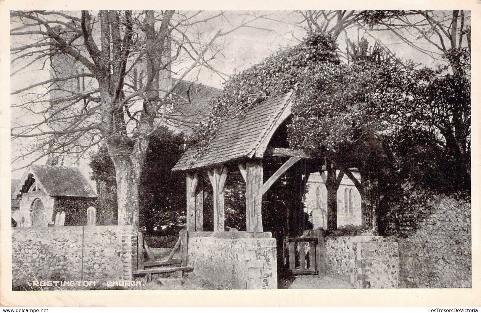 CPA - ENGLAND - RUSTINGTON - The Church - Eglise - Autres & Non Classés