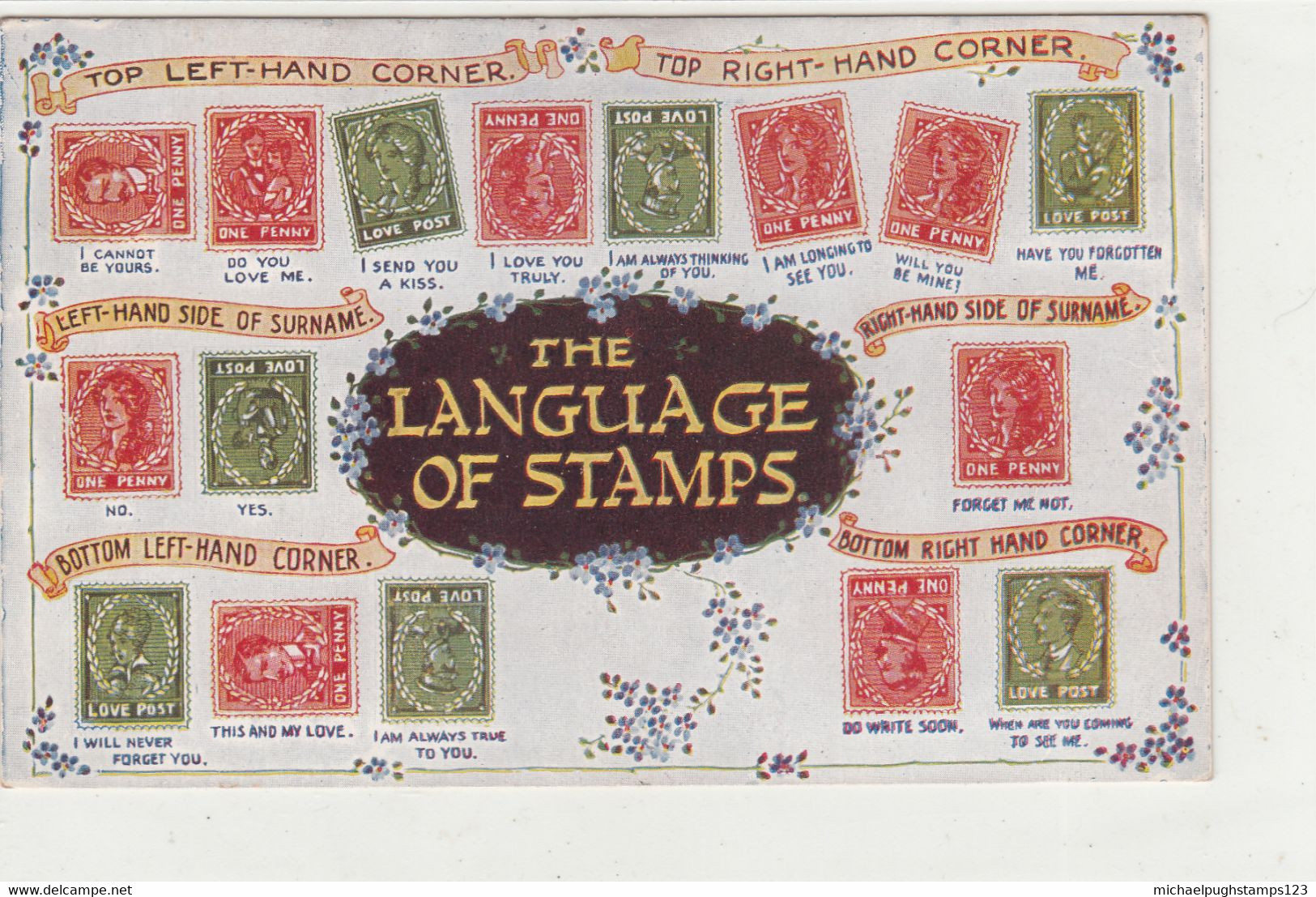 G.B. / Stamp Postcards - Non Classés