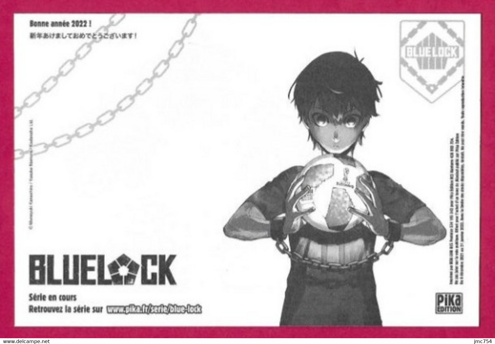 CPM.    Blue Lock.    Manga.   Pika édition.   Postcard. - Comicfiguren