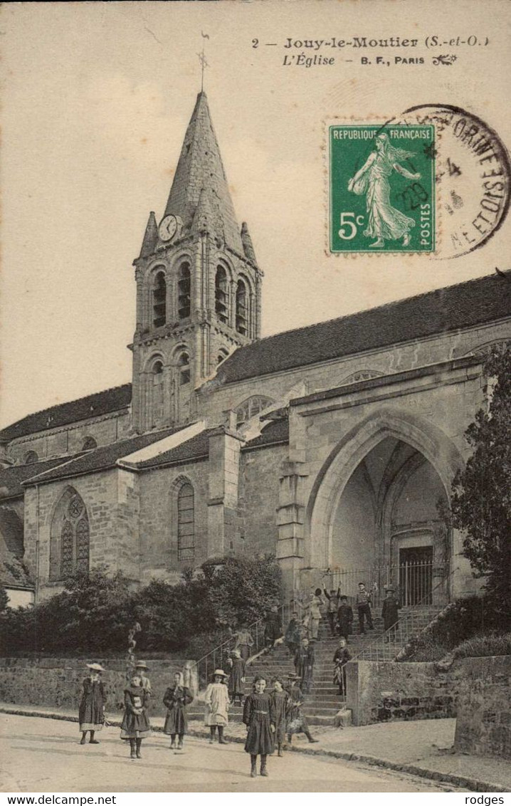 Dep 95 , Cpa  JOUY Le MOUTIER , 2 , L'Eglise  (0229) - Jouy Le Moutier