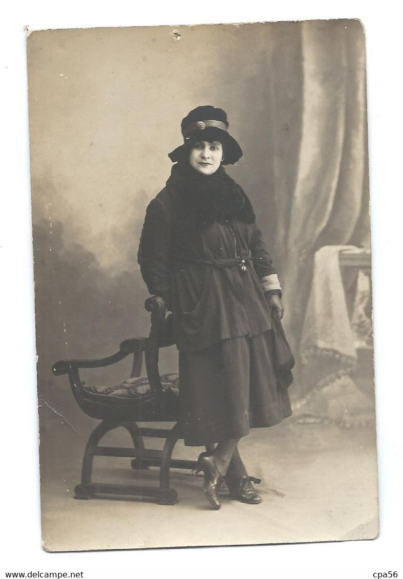 Marguerite GRANDVILLIERS - CARTE PHOTO - Généalogie