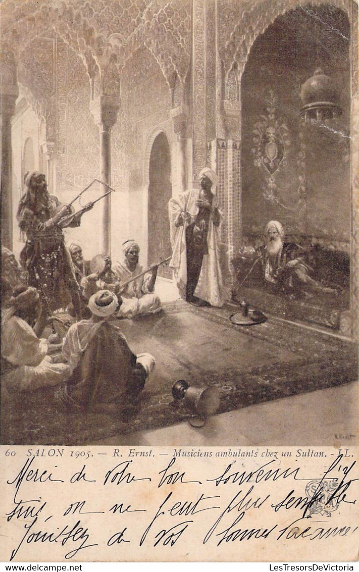 CPA - ART - PEINTURE - R Ernst - Musiciens Ambulants Chez Un Sultan - Paintings