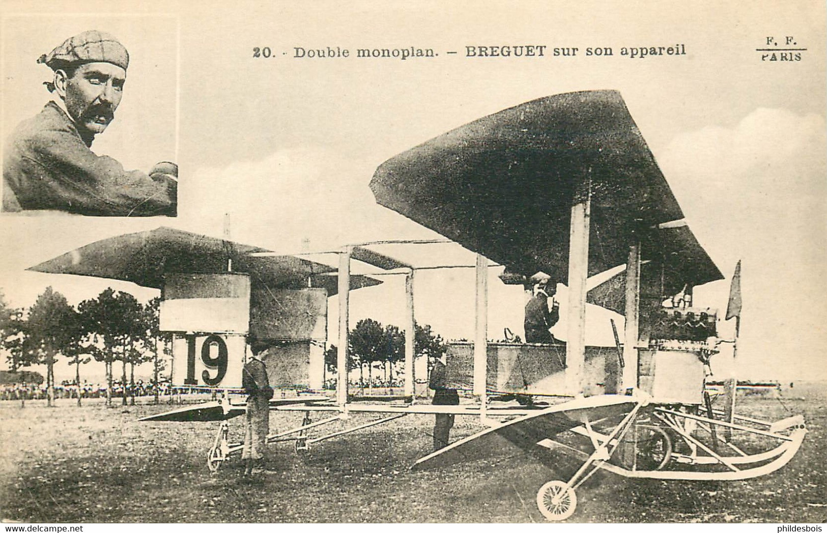 AVIATION  Double Monoplan BREGUET - Demonstraties