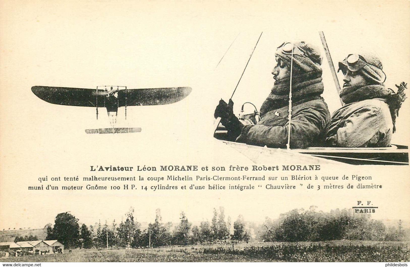 AVIATION L'aviateur MORANE Leon Et Son Frere MORANE Robert - Demonstraties