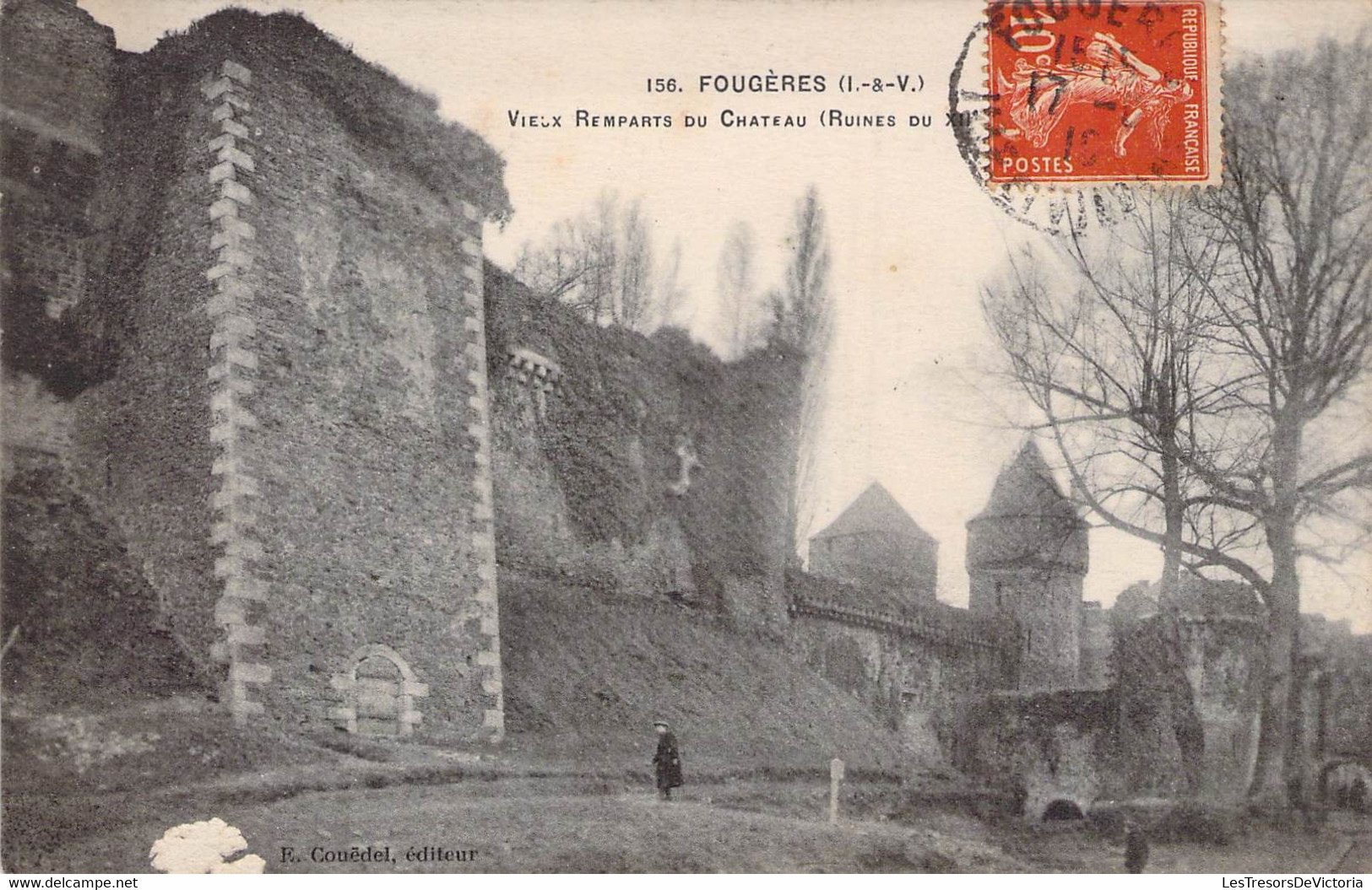 CPA - 35 - FOUGERES - Vieux Remparts Du Chateau - Fougeres