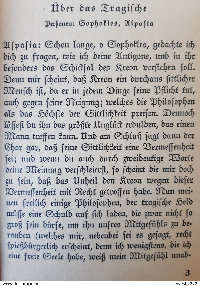 Allemagne 1943. Livret De Franchise Militaire. Sophocle Aspasie Bouddha Socrate Albiciade De Vinci Luther Melanchthon - Bouddhisme