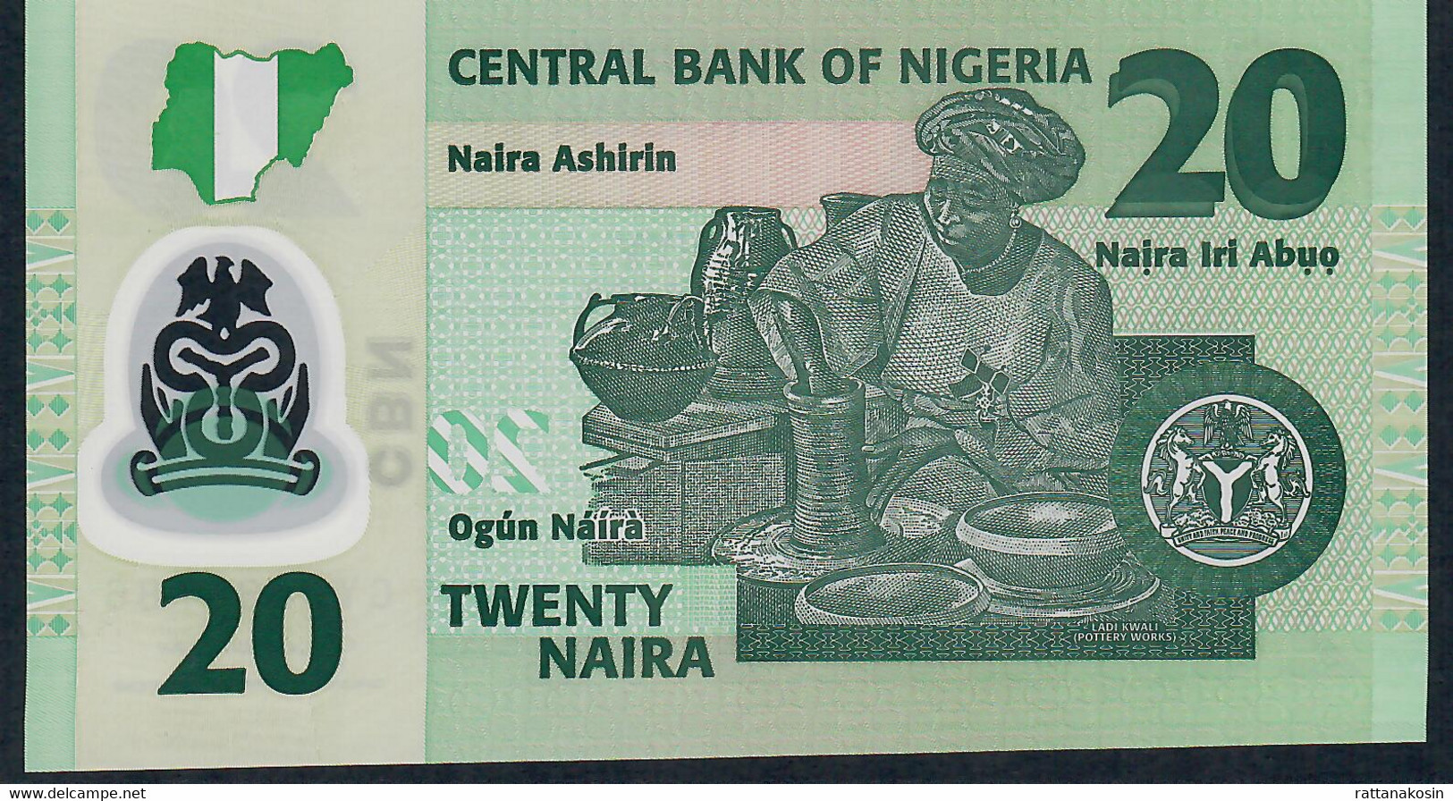 NIGERIA P34w 20 Naira 2021 #GY      UNC. - Nigeria