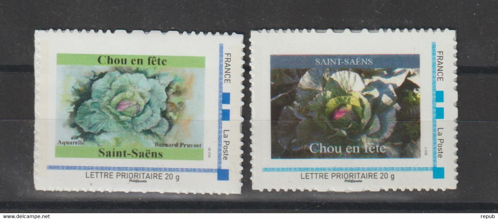 Chou En Fete, Saint Saens (76) 2 Timbres Différents Neufs ** MNH - Neufs