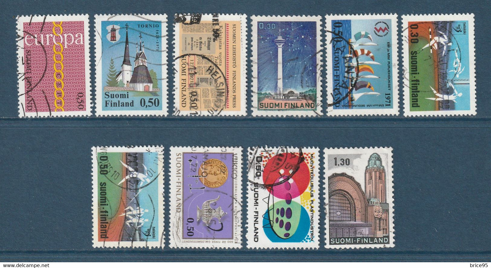 ⭐ Finlande - YT N° 651 à 664 - Année Non Complète - Oblitéré - 1971 ⭐ - Full Years