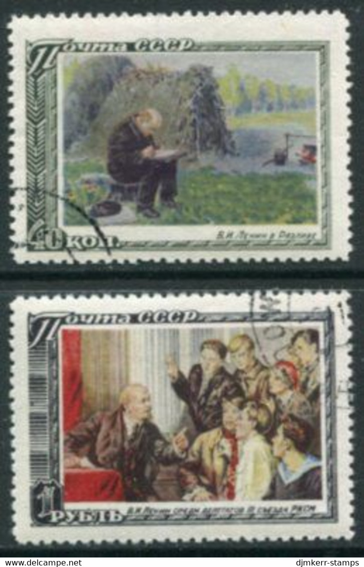 SOVIET UNION 1951 Lenin Death Anniversary Used.  Michel 1544-45 - Used Stamps