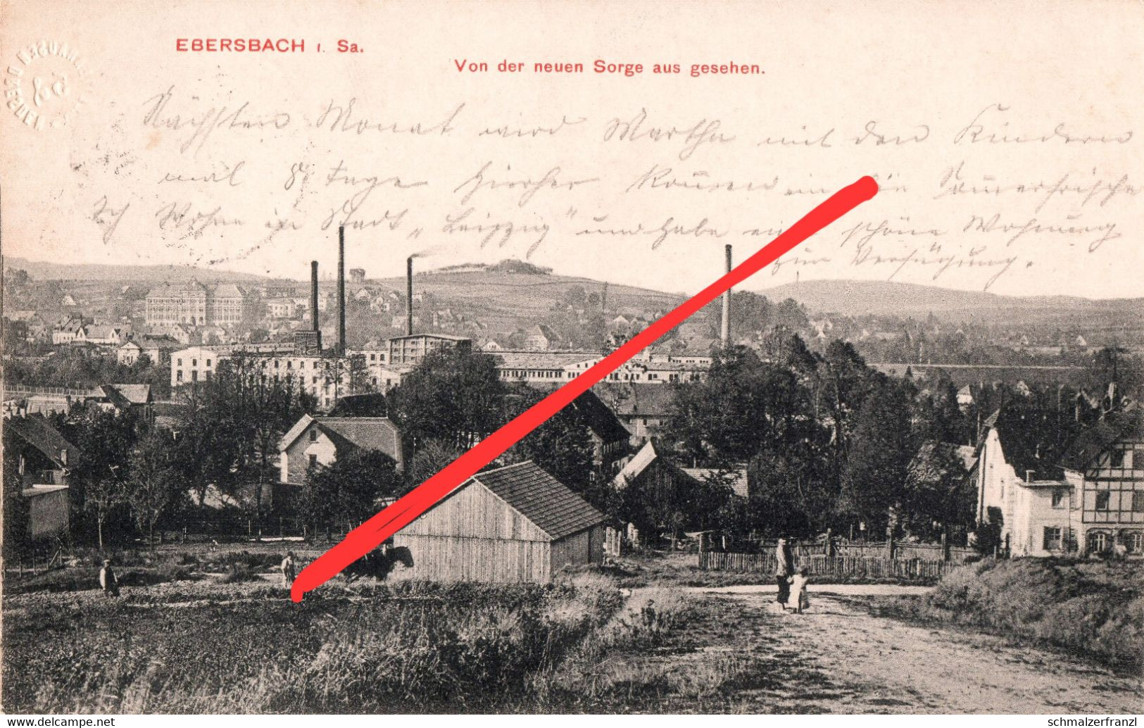 AK Ebersbach Neue Sorge A Friedersdorf Spreedorf Neugersdorf Neusalza Spremberg Seifhennersdorf Eibau Georgswalde Fugau - Ebersbach (Löbau/Zittau)