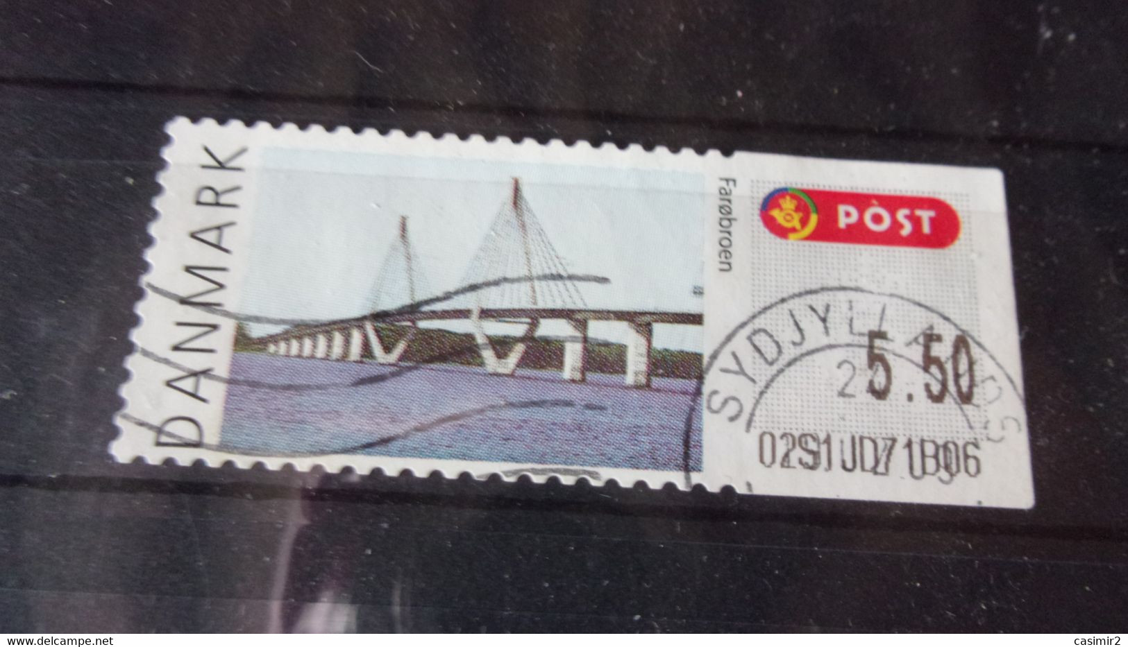 DANEMARK YVERT N° D 35 - Timbres De Distributeurs [ATM]