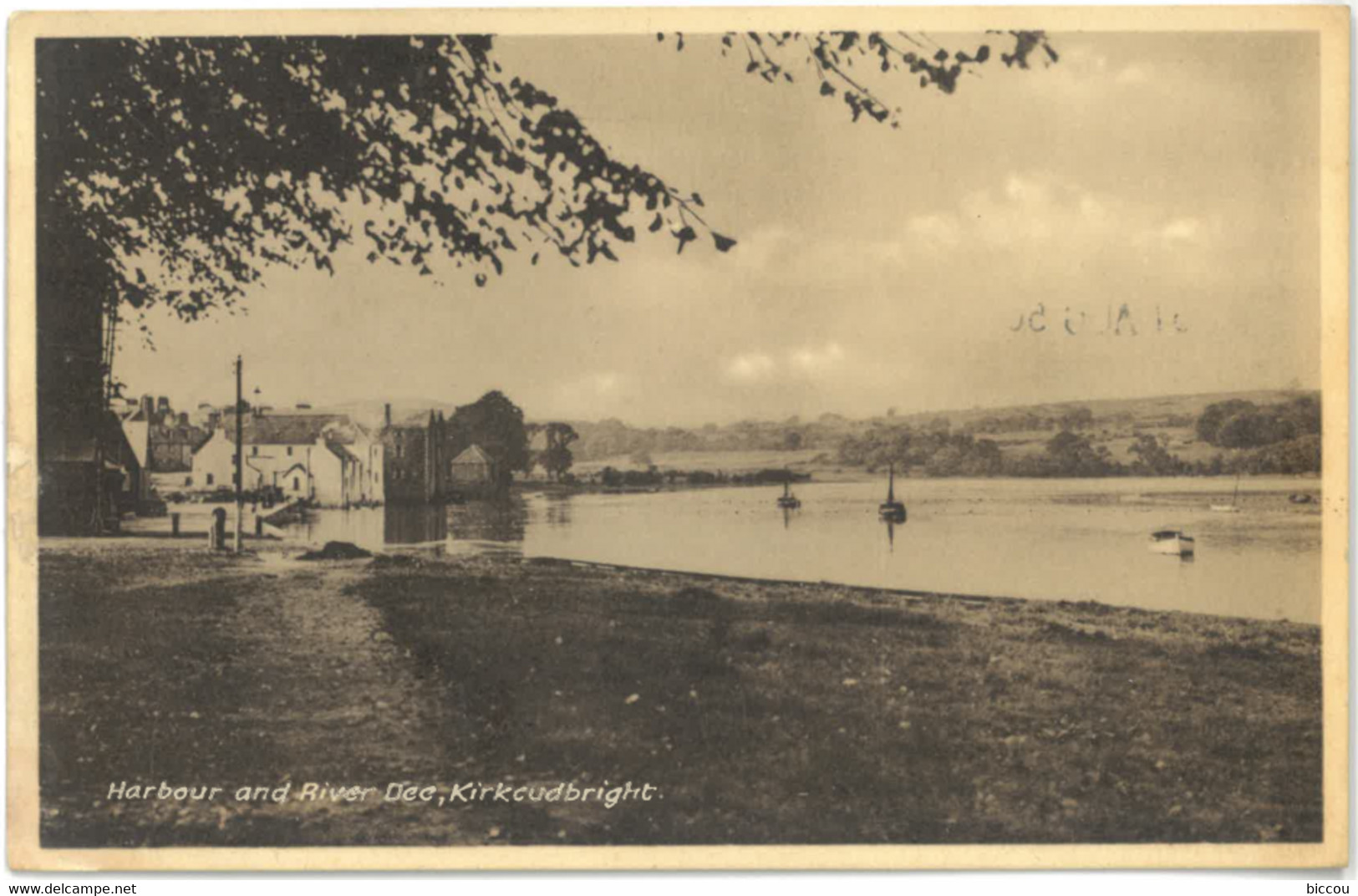 Postcard Harbour And River Dee, KIRKCUDBRIGHT - Dumfriesshire