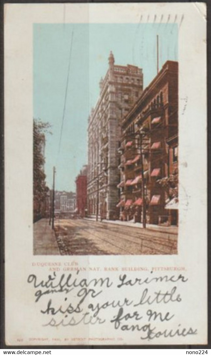 Carte P De 1901 ( Duquesne Club And German Nat. Bank Building / Pittsburgh ) - Pittsburgh