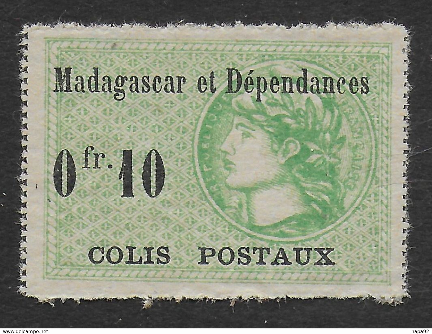 MADAGASCAR 1919/1922 - COLIS POSTAUX YT 5** - Ungebraucht