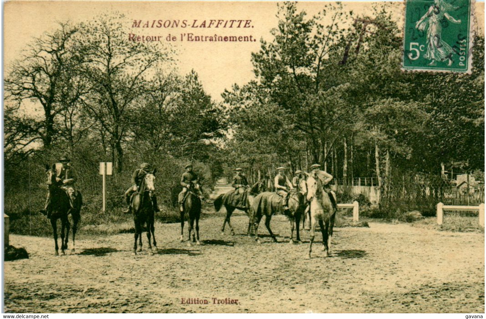 78 MAISONS-LAFFITTE - Retour De L'entrainement - Maisons-Laffitte